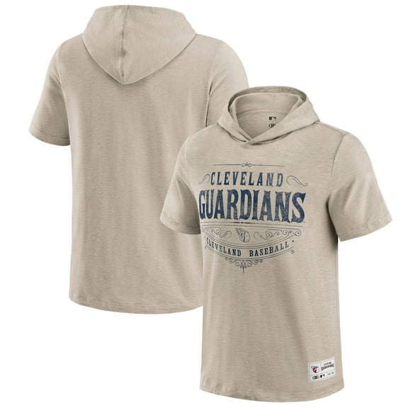 Men's Darius Rucker Collection by Fanatics  Tan Cleveland Guardians Hooded T-Shirt