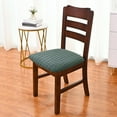 thumbnail image 3 of Elastic Stretch Chair Covers Slipcovers for Dining Room Chairs,Durable Anti-Dust Seat Cushion Cover Protective Solid Color Easy to Clean for Kitchen Bench Stool Furniture Decor, 3 of 3