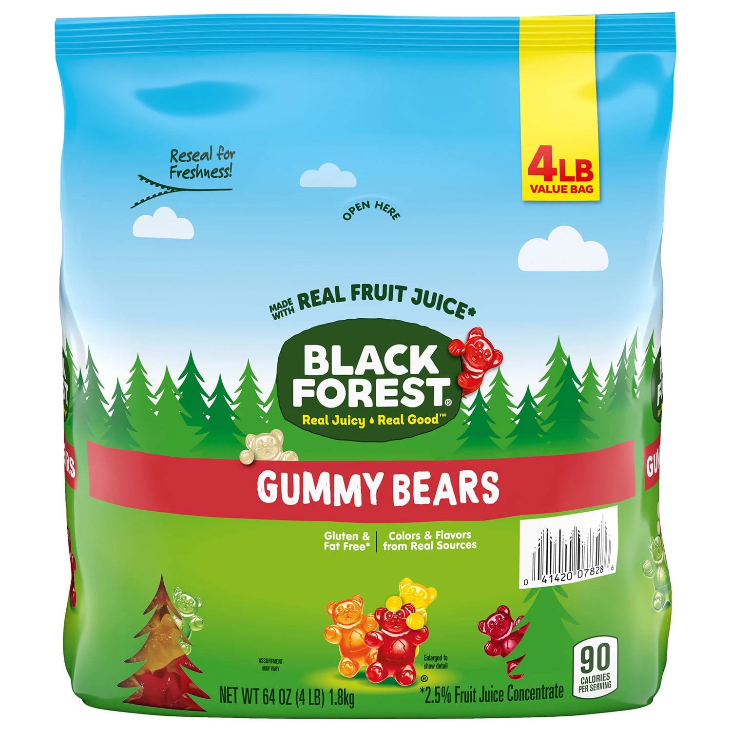 Black Forest Gummy Bears Value Bag 64 oz