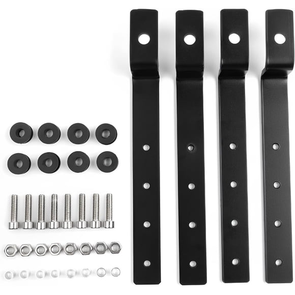 VPZMT Soporte de montaje universal para alforjas de motocicleta, resistente, ajustable, kit de soporte de montaje para alforjas rígidas, se adapta a Harley Honda Suzuki Kawasaki Motorcycle Cruiser