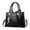 Black, variant on Womens Fashion Leather Shoulder Satchel Handbags Tote Purses Ladies Large Crossbody Top Handle hand Bag for Women Classic Style