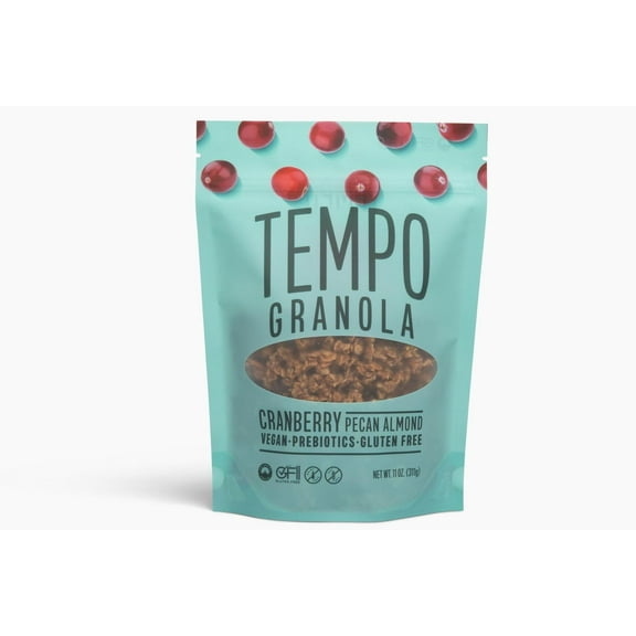 Tempo Granola Cranberry Pecan Almond 11 oz (Pack of 6)