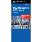 Rand McNally Easy to Fold: New Hampshire & Vermont Laminated Map (Other)