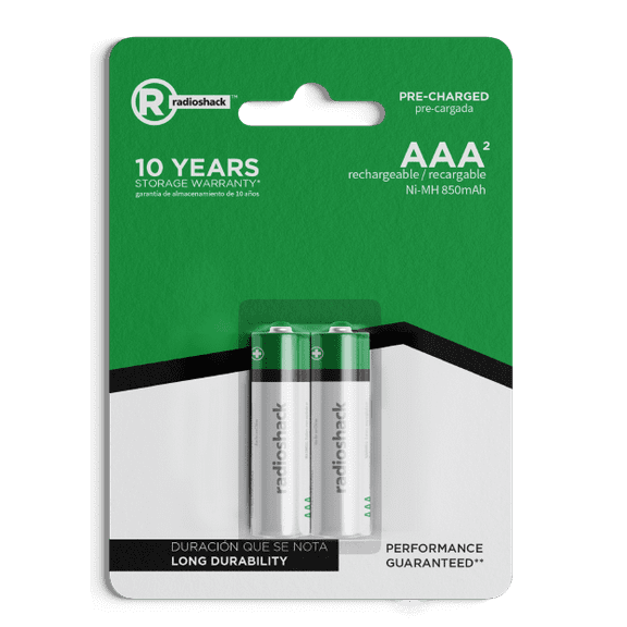 RadioShack AAA Rechargeable Battery (2Pack)