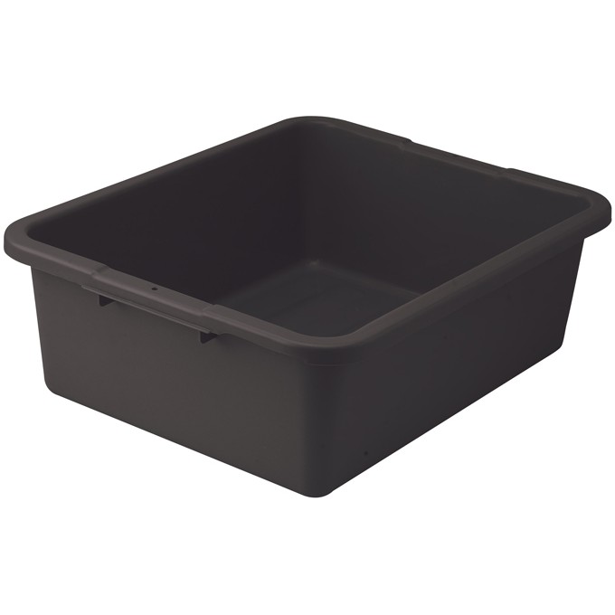7" Dish Box, Heavy duty, Black,3 packs
