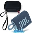 thumbnail image 1 of JBL GO 3 Paquete de altavoz Bluetooth ultraportátil impermeable con estuche rígido Megen (azul), 1 of 5