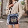 thumbnail image 5 of Kuiaobaty Dragonfly Print Vegan Leather Crossbody Bag for Women, Vintage Medium Size Shoulder Purse Crossbody, Sturdy Waterproof Messenger Handbag with Adjustable Strap for Travel, 5 of 7
