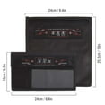 thumbnail image 2 of Faraday Bag For Phones Tablet & Key Fobs, Rfid Signal Blocking Bag Anti-Theft Pouch, Anti-Hacking Case Blocker, Black, 2 of 5