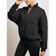 thumbnail image 4 of Women Long Sleeve Quarter Zip Sweatshirt Stand Collar Zipper Casual Loose Pullover Tops Cute Fall Clothes Streetwear light grey XXL, 4 of 4
