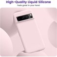 thumbnail image 2 of Designed for Pixel 8 Pro Case, [Military-Grade Drop Protection][Anti-Scratch Microfiber Lining] Silicone Slim Thin Shockproof Phone Case for Google Pixel 8 Pro 6.7 inch (Pink), 2 of 12