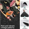 thumbnail image 3 of Red Mushroom Butterfly Black Pattern Kitchen Rugs Sets Of 3,Kitchen Runner Rugs Non Skid Washable,Decorative Kitchen Floor Mats for Kitchen,Sink,Laundry,17"x30"+ 17"x47" + 17"x59", 3 of 6