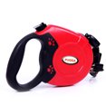 thumbnail image 1 of Methold Correa de perro retráctil Pugga de 5M/8M, perros medianos y grandes, correas para perros que caminan, cinturón para mascotas, cuerda Suministros para perros Rojo 5m, 1 of 5
