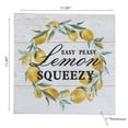 thumbnail image 2 of IH Casa Decor Mdf Wall Sign Easy Peasy Lemon Squeezy, 2 of 3
