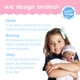thumbnail image 4 of JC Toys Hispanic 16-inch Medium Soft Body Baby Doll La Baby | Washable |Removable Purple Outfit w/Hat and Pacifier | for Children 12 Months +, Hispanic-Purple, 4 of 5