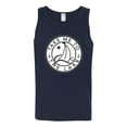 thumbnail image 2 of Wild Bobby, Take Me To The Lake, Men Graphic Tank Top, Navy, Small, 2 of 4