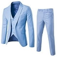 thumbnail image 1 of Men's Fashion Suit Jacket + Vest + Suit Pants Three-piece Suit, 1 of 6
