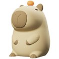 thumbnail image 1 of Lámpara de dormir linda recargable con luz nocturna de capibara JShteea naranja, 1 of 3