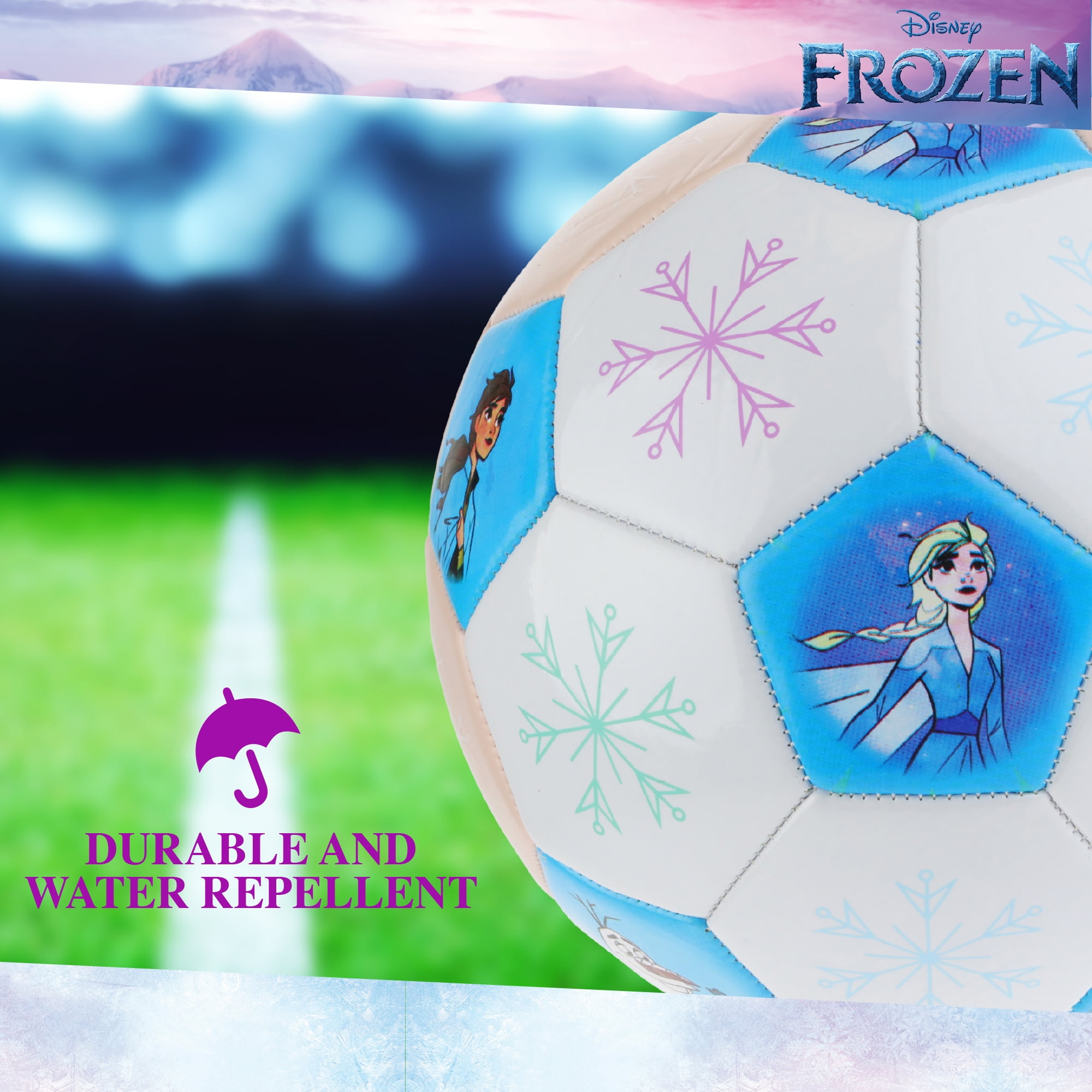 Disney Frozen Snowflakes Soccer Ball, Size 5