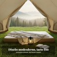 thumbnail image 4 of Abbraccia Cama de aire inflable 20cm, felpa coral, camping exterior, multimedida, almacenamiento portátil, 4 of 6