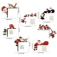 thumbnail image 2 of Wooden Christmas Door Frame Decorations - Corner Hanging Gnome And Claus, Christmas Door Decorations, Easy Adhesive Mounting System, Instantly Create A Fe, 2 of 3