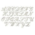 thumbnail image 4 of Authentic Hotel and Spa  4-piece White Turkish Cotton Towel Set with Silver Script Monogrammed Initial T, 4 of 5
