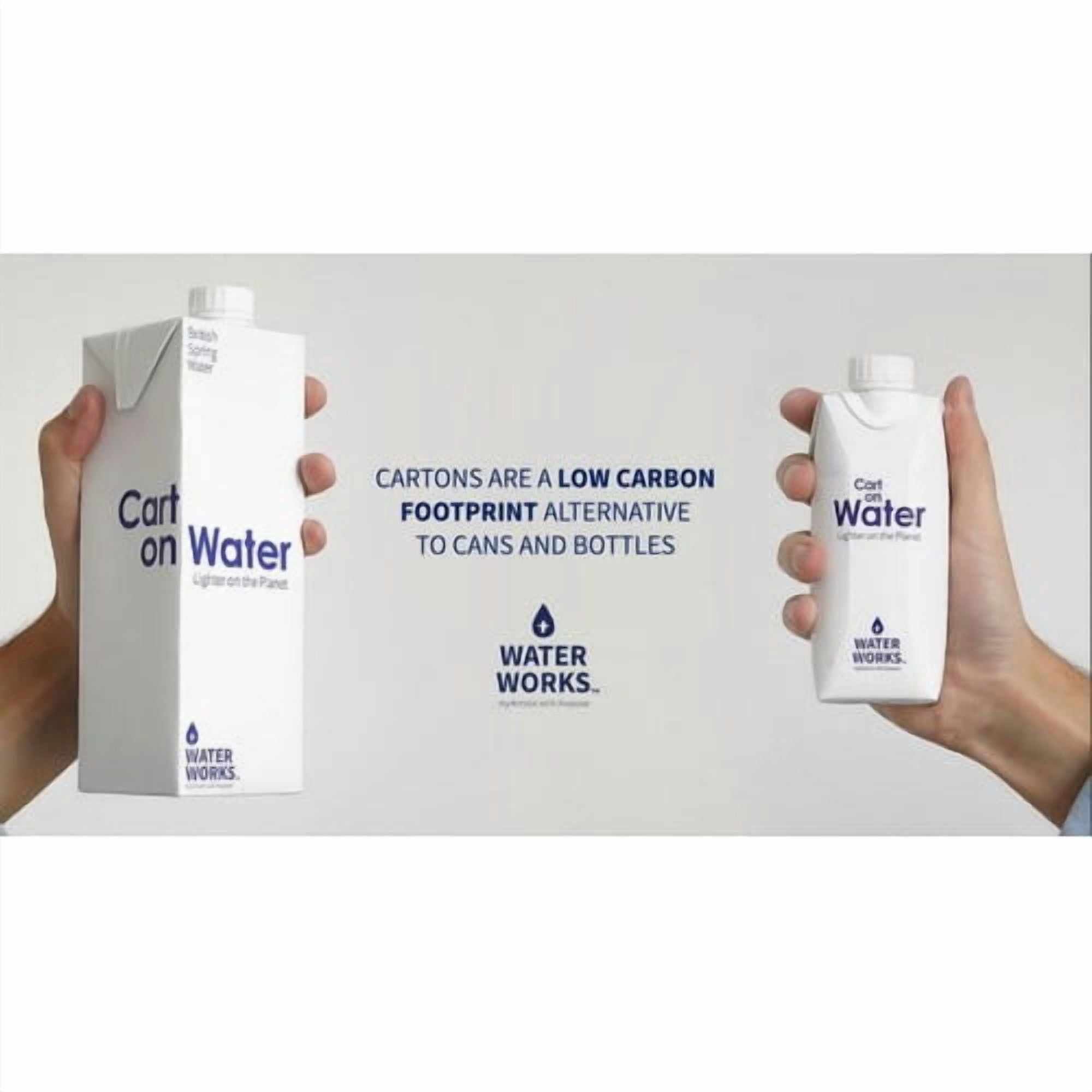 Carton Water Local Spring Water in a Box 12 x 1L, British Import (Pack of 2)