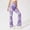 hwj# Purple451, variant on Women'S Flared Pants High Waist Water Ripple Print Slim Fit Yoga Casual Bell Bottoms Stretch Comfort Fit Boho Flare Palazzo Stylish Fashionable Leggings ,Grey,S