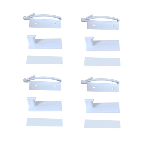 Cerradura de armario a prueba de bebés Cateissary autoadhesiva 4 piezas para cajones deslizantes de cocina y Muebles