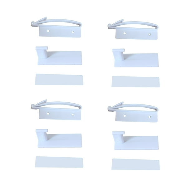 Advancent Cerradura autoadhesiva para armario, 4 piezas, para sala de estar, dormitorio, baño, cerraduras para cajones deslizantes a prueba de Muebles de casa de muñecas