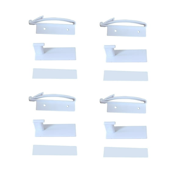 Matsuzay Cerradura de armario a prueba de bebés de 4 piezas para sala de estar, dormitorio, baño, cocina, cerraduras de cajón deslizante a Muebles de casa de muñecas