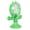 Green, variant on M Buder Interactive Cat Toy Windmill Slow Feeder Treats Dispenser Puzzle Toy for Indoor Cats Kittens Dogs Puppies Rotating Teaser Playing, Blue, 6.7 inches / 17 cm