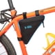 thumbnail image 3 of Yuarrent Bolsa de sillín de marco de ciclismo de 4 colores, bolsa de alforja de bicicleta impermeable de buena calidad, bolsa con cremallera, soporte Ciclismo azul negro Yuarrent OD0564-02, 3 of 5