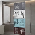 thumbnail image 4 of Laundry Room Window Privacy Film, Wash Dry Fold Repeat Splicing Colorful Wood Static Cling UV Sun Blocking Tint Film Heat Control Windows Films for Bedroom Bathroom, Window Stickers 23.6"x59", 4 of 8