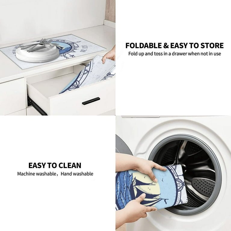 How often to wash dish drying mat cheap