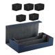 thumbnail image 4 of Premium Deck Box - Soporte para tarjetas con cierre magnético para juegos de cartas coleccionables, tarjetas con mangas, béisbol, fútbol, ​​baloncesto, colección de tarjetas azul oscuro, 4 of 8