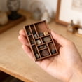 thumbnail image 5 of Miniature Trinket Display Shelf, Rock Collectible Organizer, 1pc Wall Mounted Shadow Box for Small Gems Crystals Decoration, 5 of 5