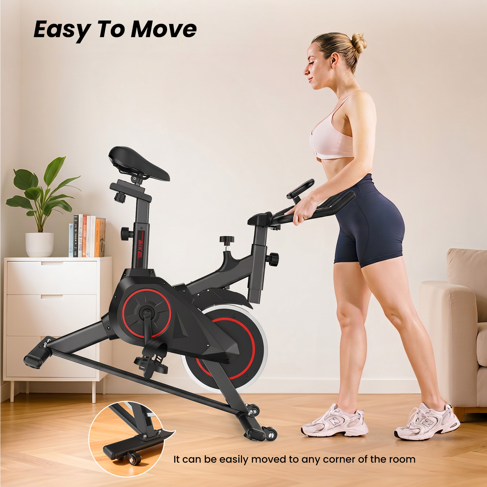 Patbrela Stationary Exercise Bike, 100 Resistance Levels photo 8