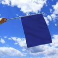 thumbnail image 5 of Anley Blue Mini Flag 1 Dozen - Hand Held Small Miniature Solid Blue Blank Flags, 5 of 6