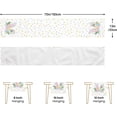 thumbnail image 6 of Easter Table Runner 72 Inches Long, Cute Easter Eggs Rabbits Easter Runners, Seasonal Spring Holiday Kitchen Dining Table Decorations for Home Party Buffet Decor, 6 of 6