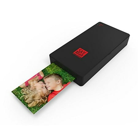 SkyMall Mobile Wi-Fi & NFC Photo Printer with Dye Sublimation Printing Technology & Photo Preservation Overcoat Layer