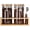 40 fl oz x 2 + Rack + Scoop x 2, variant on Nut Storage Containers with and Scoops, 2 Pack (50 oz / 1.5L) - Glass Nut Jars with Bamboo Lids, Kitchen Counter Nut Storage for Almonds Cashews Walnuts