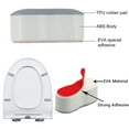 thumbnail image 2 of 8 Pieces Toilet Seat Bumpers Universal Seat Bumper Kit Replacement Bumpers with Strong Adhesive, 2 of 6