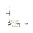 thumbnail image 5 of Natural Diamond Accent Infinity Wedding Band Stackable Engagement Ring in 14K Yellow Gold Plated 925 Sterling Silver(0.04 Cttw,I-J Color,I2-I3 Clarity)-Ring Size-4, 5 of 5