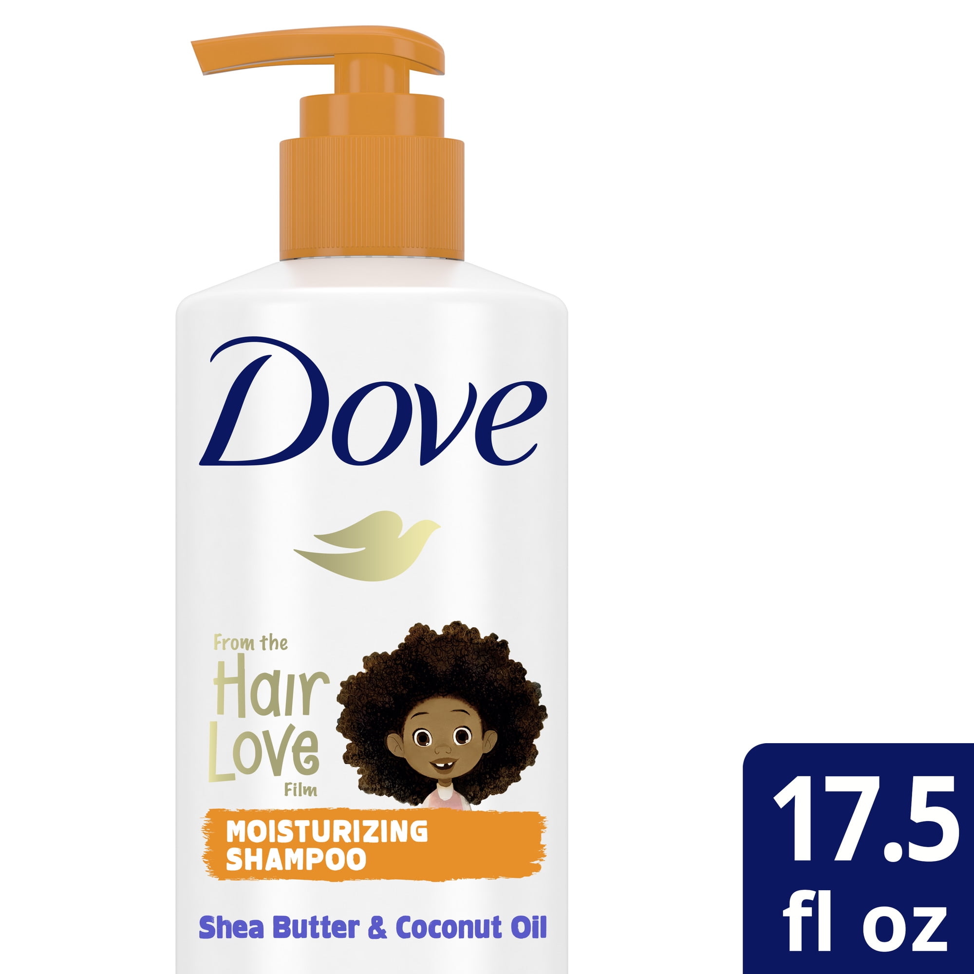 Dove Kids Care Hair Love Shampoo Kids Shampoo Infused with Coconut Oil and Shea Butter for Coils, Curls and Waves oz - Walmart.com