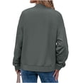 thumbnail image 7 of RongHuan Jacket for Womens Casual Zip Up Ribbed Long Sleeve Fall Coat Lightweight Bomber Jackets with Pockets, 7 of 7