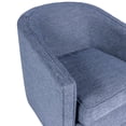 thumbnail image 5 of New Classic Furniture Poppy Polyester Fabric Swivel Chair in Blue, 5 of 7