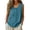 Blue, variant on Embroidered Boho Tank Tops for Women Floral Gauze Sleeveless Cotton Linen Shirts Loose Summer Dressy Casual Blouses