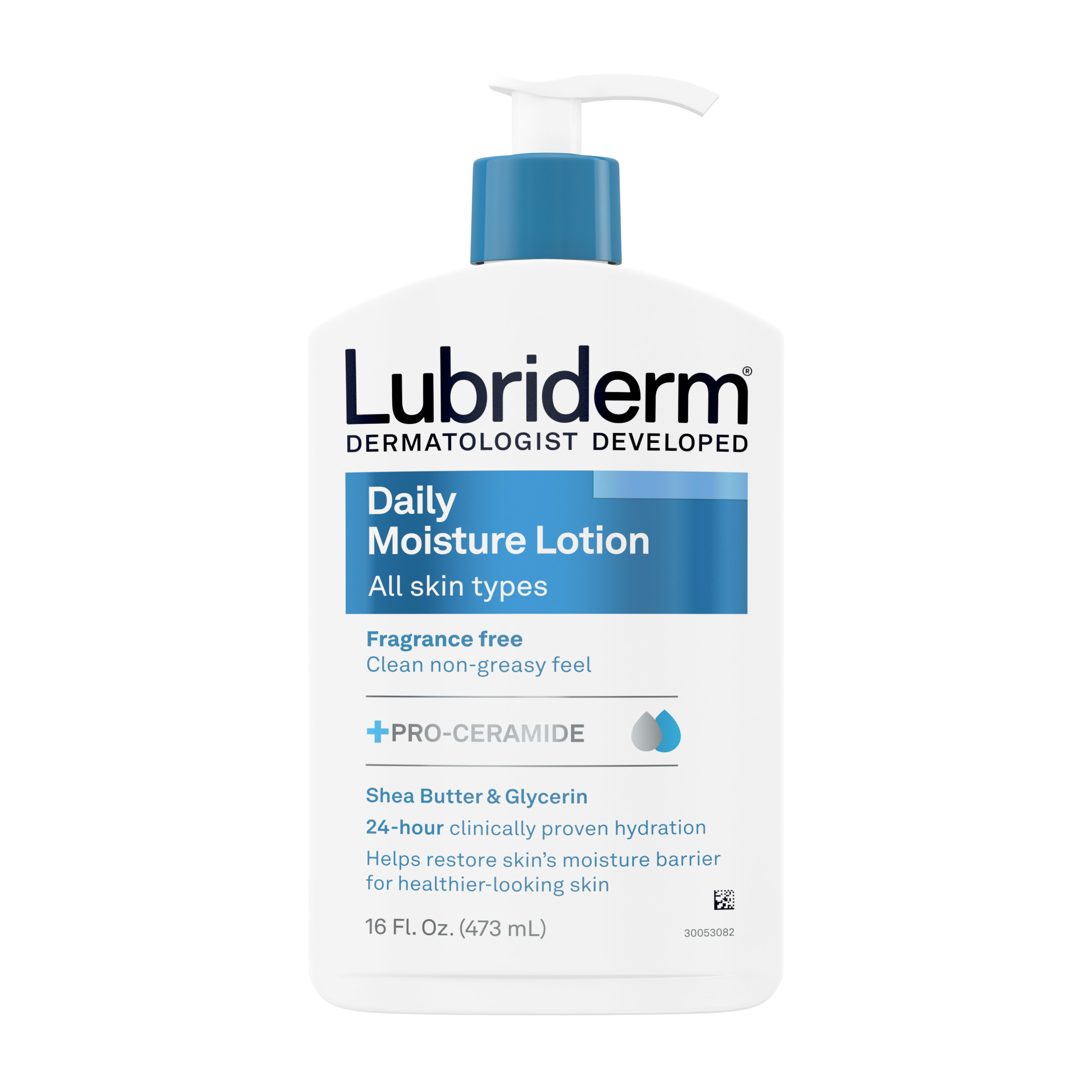 Lubriderm Daily Moisture Full Body Lotion, Fragrance-Free Moisturizer, 16 oz - image 3 of 10