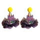 thumbnail image 1 of Pinzas para el pelo Yuyangstore Halloween accesorios para el cabello diseño de gorra puntiaguda amarillo, 1 of 8