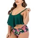 thumbnail image 4 of Augper Women Floral Print Bikini Set Swimming Two Piece Swimsuits Swimwear Beach Suit, 4 of 4